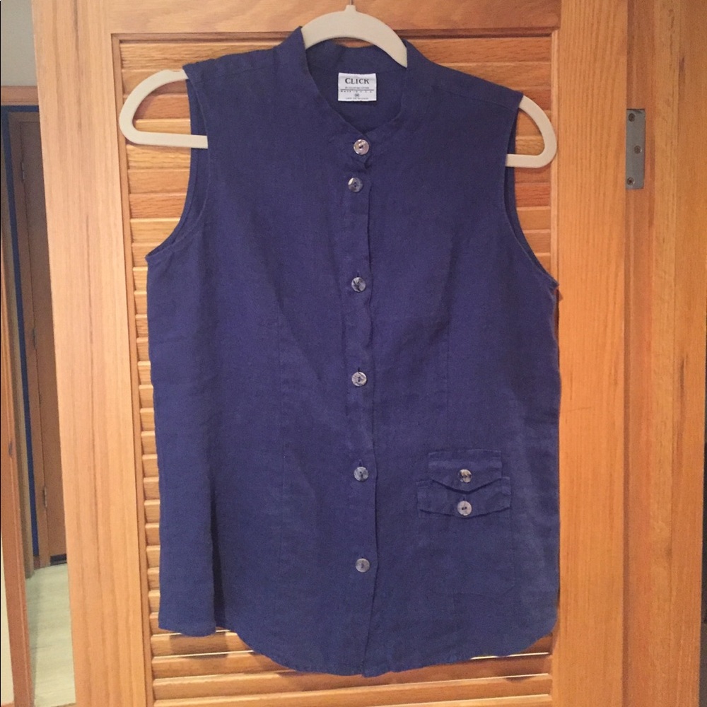 Click Brand Linen Shirt.New without tags.